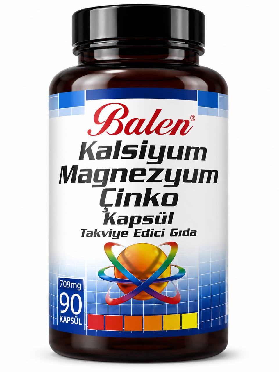 Balen Калций Магнезий Цинк – 90 капсули