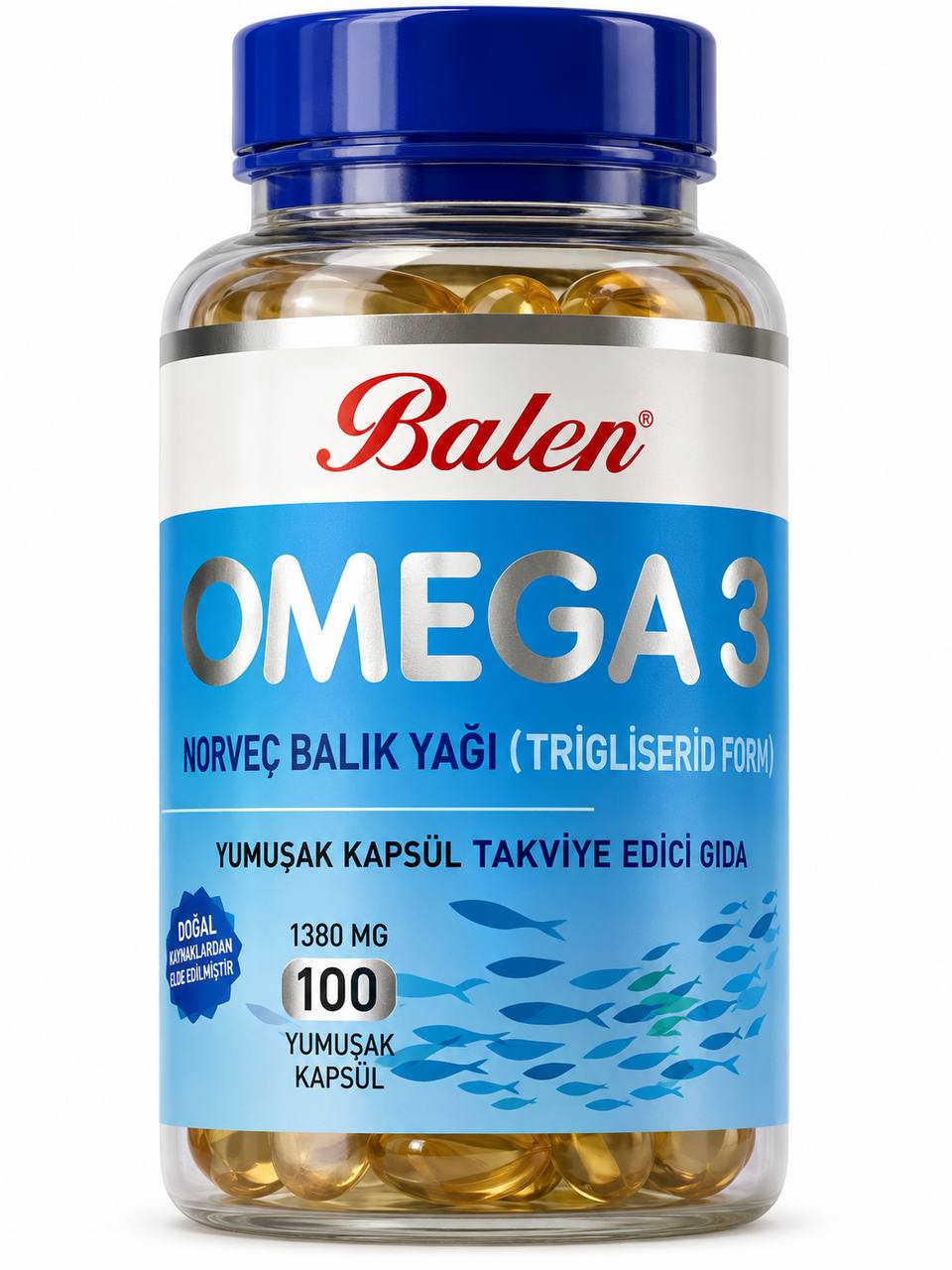 Balen Omega 3 Норвежко рибено масло – 100 меки капсули